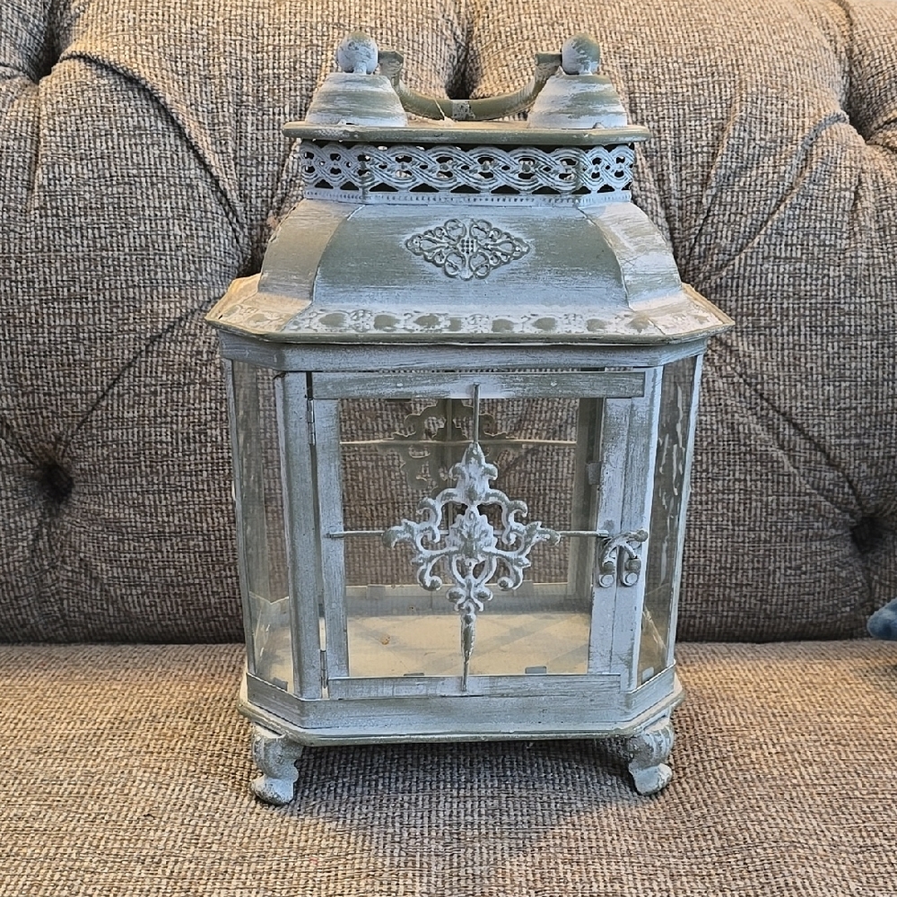 Vintage Gray Lantern